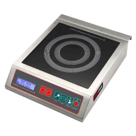 Fourneau électrique à induction portatif de comptoir proposant 12 paliers de puissance alimentation monophasé Fourneau électrique à induction portatif de comptoir proposant 12 paliers de puissance alimentation monophasé