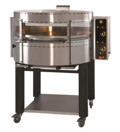 Four à pizza rotatif gaz professionnel 7 pizzas de 30 cm Four à pizza rotatif gaz professionnel 7 pizzas de 30 cm