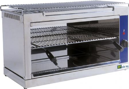 Salamndre électrique professionnelle traversante 2 niveaux - 760x360x470 mm Salamndre électrique professionnelle traversante 2 niveaux - 760x360x470 mm