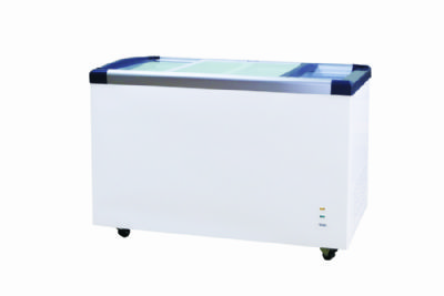 Congélateur bahut 2 portes vitrées coulissantes -18/ -22°C - 275L Congélateur bahut 2 portes vitrées coulissantes -18/ -22°C - 275L