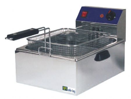 Friteuse professionnelle électrique à poser sans vidange 1 cuve - 5L Friteuse professionnelle électrique à poser sans vidange 1 cuve - 5L