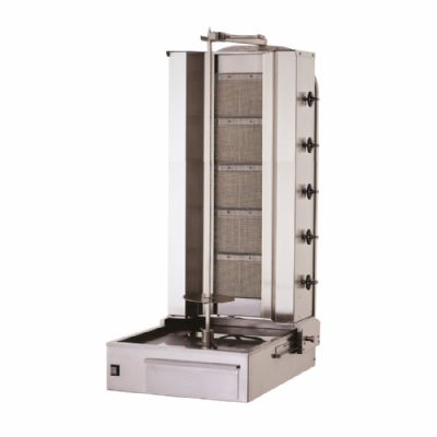 Machine à Kebab vitrocéramique gaz Shawarma 5 résistances - 60 à 80kg Machine à Kebab vitrocéramique gaz Shawarma 5 résistances - 60 à 80kg