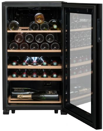 Cave à vins de service double zone 1 porte - 32 bouteilles Cave à vins de service double zone 1 porte - 32 bouteilles