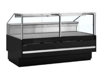 Comptoir de traiteur positif 3M1 avec vitre droite - 1923x1120x1190mm Comptoir de traiteur positif 3M1 avec vitre droite - 1923x1120x1190mm