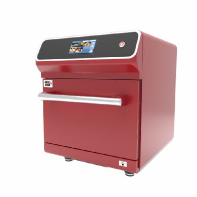Four à cuisson ultra-rapide électrique rouge 3 fonctions (convection, micro ondes, air pulsé) - 3,5kW Four à cuisson ultra-rapide électrique rouge 3 fonctions (convection, micro ondes, air pulsé) - 3,5kW