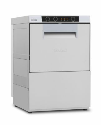 Lave-verres simple paroi hauteur de passage 250 mm avec panier 350x350 mm Lave-verres simple paroi hauteur de passage 250 mm avec panier 350x350 mm