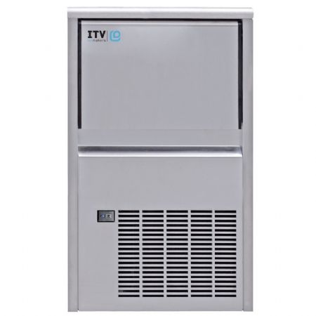 Machine à glaçons à injection refroidissement air 22 kg/24 h glaçon plein avec réserve intégrée Machine à glaçons à injection refroidissement air 22 kg/24 h glaçon plein avec réserve intégrée