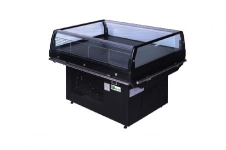 Ilot froid en libre service noir température 0/+6°C et volume 190 L Ilot froid en libre service noir température 0/+6°C et volume 190 L