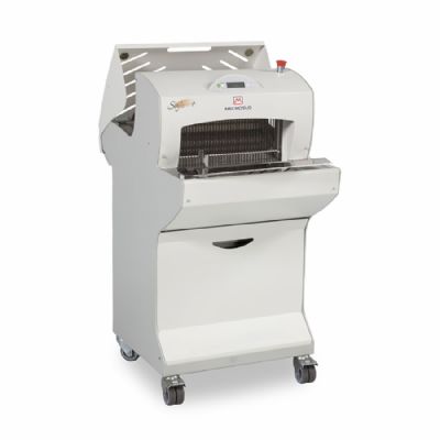 Trancheuse à pain boulangerie semi-automatique sur meuble largeur de coupe 520mm - 770 x 1220 x 575 Trancheuse à pain boulangerie semi-automatique sur meuble largeur de coupe 520mm - 770 x 1220 x 575