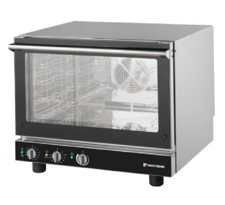 Four à air pulsé professionnel avec contrôle mécanique 4 niveaux GN 1/1 (ou 600x400mm) - 5,8kW Four à air pulsé professionnel avec contrôle mécanique 4 niveaux GN 1/1 (ou 600x400mm) - 5,8kW