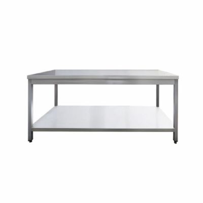 Table de travail inox avec étagère inférieure - 1200x600x850mm Table de travail inox avec étagère inférieure - 1200x600x850mm