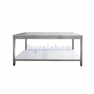 Table de travail inox avec étagère inférieure - 800x700x850mm Table de travail inox avec étagère inférieure - 800x700x850mm