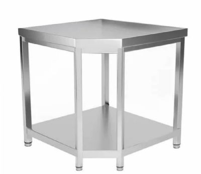 Table de travail inox angulaire - 1000x1000x600x850 mm Table de travail inox angulaire - 1000x1000x600x850 mm