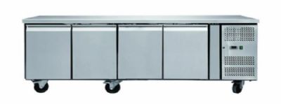 Table desserte réfrigérée 4 portes -2/ +8°C - 2525x800x860mm Table desserte réfrigérée 4 portes -2/ +8°C - 2525x800x860mm
