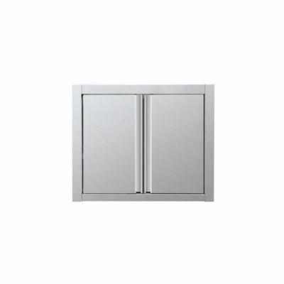 Armoire murale inox suspendue avec 2 portes battantes - 800x400x650mm Armoire murale inox suspendue avec 2 portes battantes - 800x400x650mm