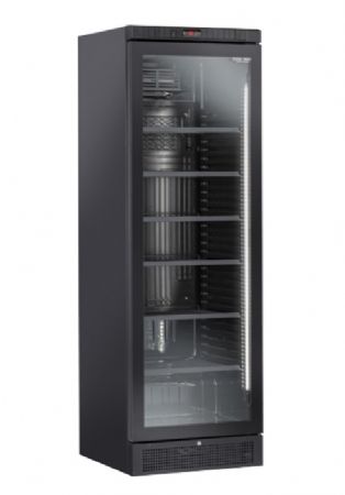 Armoire à boissons 1 porte vitrée 350L - couleur noire Armoire à boissons 1 porte vitrée 350L - couleur noire