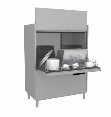 Lave-batterie avec condenseur de vapeur - panier 1320 x 700 mm et 131 litres Lave-batterie avec condenseur de vapeur - panier 1320 x 700 mm et 131 litres