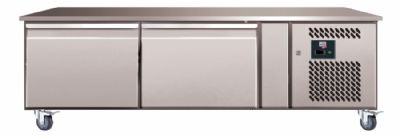 Soubassement réfrigéré positif -2/+8°c avec 2 portes gn 1/1 - 214 litres Soubassement réfrigéré positif -2/+8°c avec 2 portes gn 1/1 - 214 litres