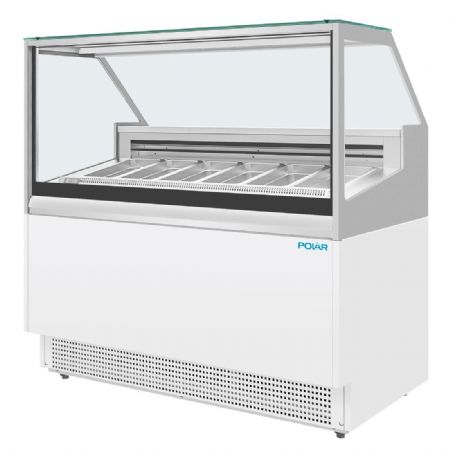 Vitrine à glace avec 6 bacs Napoli GN 1/3 - 149 litres Vitrine à glace avec 6 bacs Napoli GN 1/3 - 149 litres