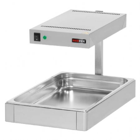 Chauffe-frites infrarouge à rayonnement supérieur à poser - 0,5 kW Chauffe-frites infrarouge à rayonnement supérieur à poser - 0,5 kW