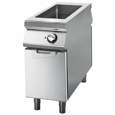 Bain-marie électrique sur coffre avec portes et 1 cuve GN 1/1+1/3 Bain-marie électrique sur coffre avec portes et 1 cuve GN 1/1+1/3