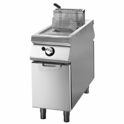 Friteuse gaz sur coffre avec portes - cuve 13 L et puissance 12 kW Friteuse gaz sur coffre avec portes - cuve 13 L et puissance 12 kW