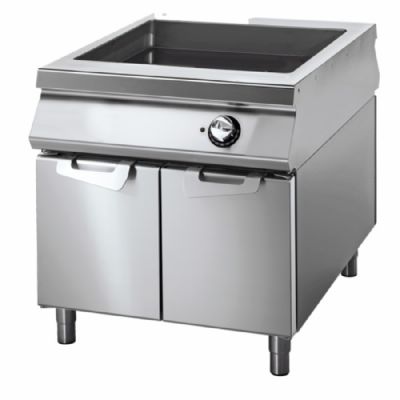 Bain-marie électrique sur coffre avec portes et 1 cuve GN 2/1 Bain-marie électrique sur coffre avec portes et 1 cuve GN 2/1