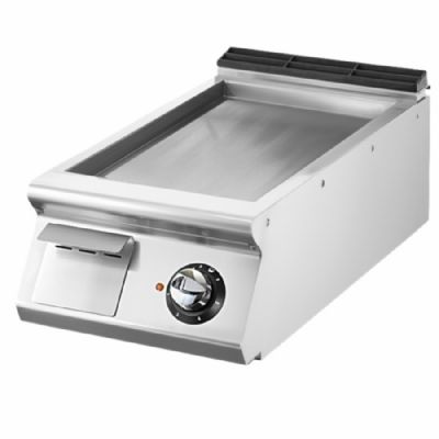 Plancha électrique lisse triphasée puissance 5,4 kW surface 335x530 mm Plancha électrique lisse triphasée puissance 5,4 kW surface 335x530 mm