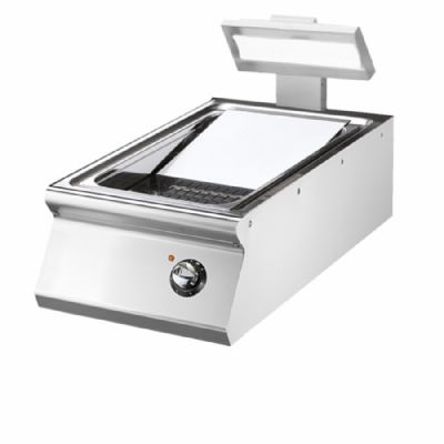 Chauffe-frites électrique de comptoir inox en monophasé puissance 1 kW Chauffe-frites électrique de comptoir inox en monophasé puissance 1 kW