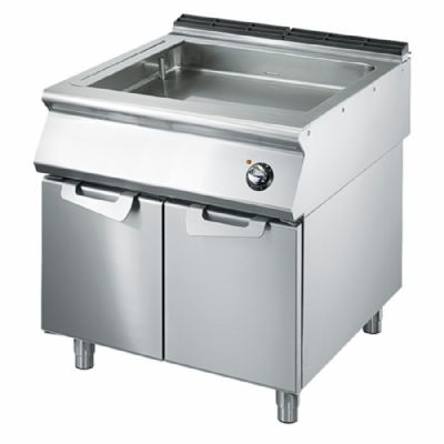 Sauteuse polyvalente sur coffre 2 portes triphasée - volume 26 L puissance 9 kW Sauteuse polyvalente sur coffre 2 portes triphasée - volume 26 L puissance 9 kW