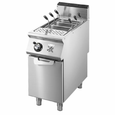 Cuiseur de pâtes gaz 1 bac GN 1/1 sur poste avec capacité 40 L Cuiseur de pâtes gaz 1 bac GN 1/1 sur poste avec capacité 40 L