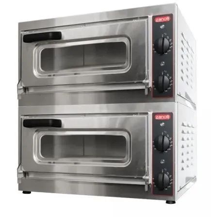 Four pizzeria électrique triphasé 4,4 kW VULCANO 40 + 40 - ZANOLLI Four pizzeria électrique triphasé 4,4 kW VULCANO 40 + 40 - ZANOLLI