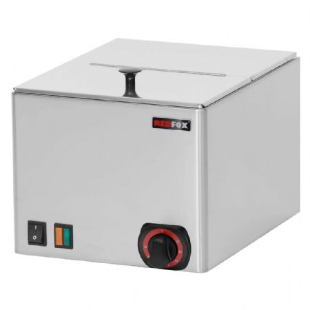 Chauffe charcuterie avec couvercle articulé dimensions GN 1/2 cuve profondeur - 1 kW Chauffe charcuterie avec couvercle articulé dimensions GN 1/2 cuve profondeur - 1 kW