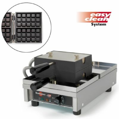 Gaufrier pro 3x5 Bruxelles monophasé puissance 1,8 kW - 174x100x30 mm Gaufrier pro 3x5 Bruxelles monophasé puissance 1,8 kW - 174x100x30 mm