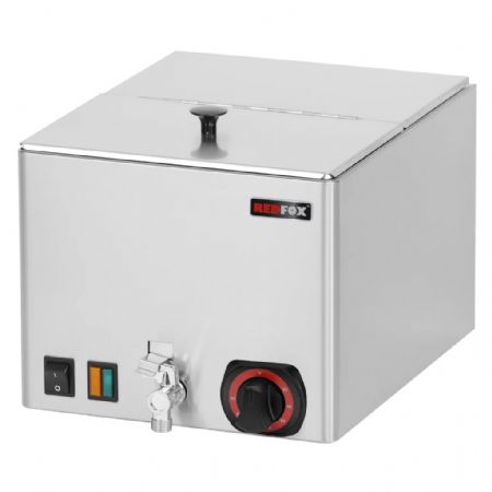 Chauffe charcuterie avec couvercles articulés pour bacs 2xGN 1/2 hauteur - 1 kW Chauffe charcuterie avec couvercles articulés pour bacs 2xGN 1/2 hauteur - 1 kW