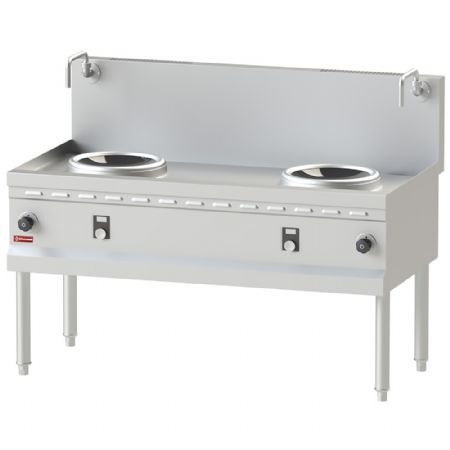 Fourneau wok induction 2 zones - diamètre 300 MM Fourneau wok induction 2 zones - diamètre 300 MM