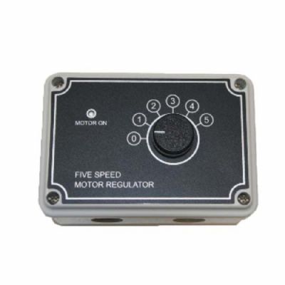 Régulateur de vitesse Potentiomètre 5 niveaux, IP55 Régulateur de vitesse Potentiomètre 5 niveaux, IP55