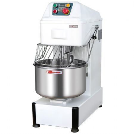 Pétrin à spirale 20 litres - minuteur digital - 1 vitesse - sur roues - Diverso Pétrin à spirale 20 litres - minuteur digital - 1 vitesse - sur roues - Diverso
