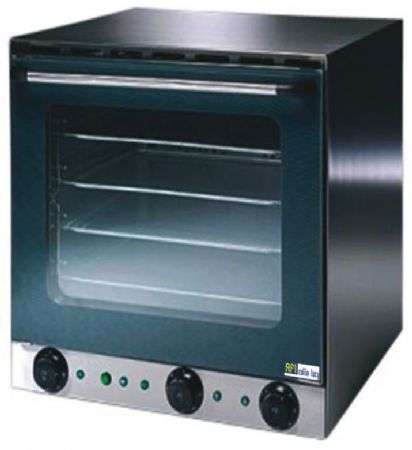 Four à convection électrique avec humidificateur manuel - 4 niveaux 454x327mm Four à convection électrique avec humidificateur manuel - 4 niveaux 454x327mm