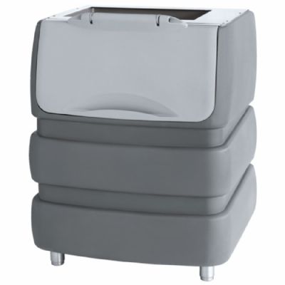 Conteneur à glaçons inox sur piètement capacité 190 kg pour H09FNE054 Conteneur à glaçons inox sur piètement capacité 190 kg pour H09FNE054