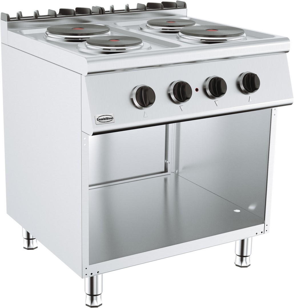 Cuisinières électrique ou gaz 600 Cuisinière à gaz professionnelle avec  four électrique et 5 brûleurs - 900x600x900 mm, 1519811