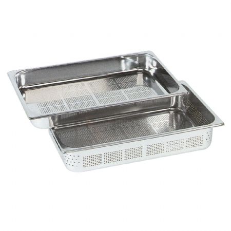 Bac gastro inox GN perfor 1/1 h40 mm