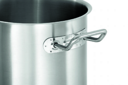 Marmite inox avec couvercle - 6 litres - 295x220x240 mm