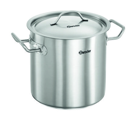 Marmite inox avec couvercle - 6 litres - 295x220x240 mm