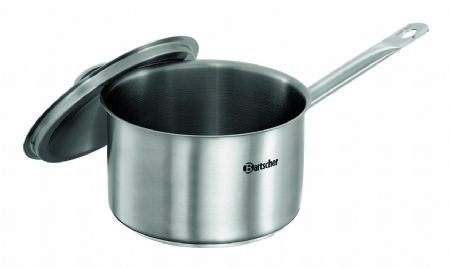 Casserole inox avec couvercle - 3 litres - 200x365x170 mm