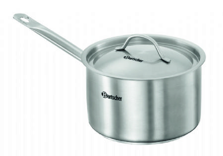 Casserole inox avec couvercle - 3 litres - 200x365x170 mm