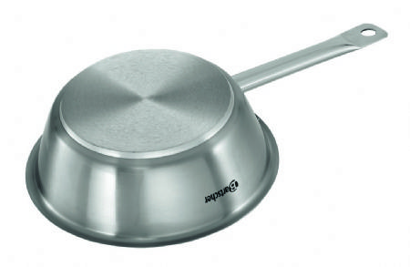 Sauteuse inox avec couvercle - intrieur 145-200 x h65 mm - 410x220x110 mm