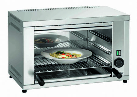 Salamandre professionnelle monophase rglable en hauteur avec 1 zone - 2,2 kW - 597x368x365 mm