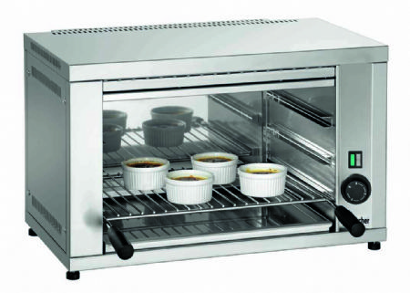 Salamandre professionnelle monophase rglable en hauteur avec 1 zone - 2,2 kW - 597x368x365 mm