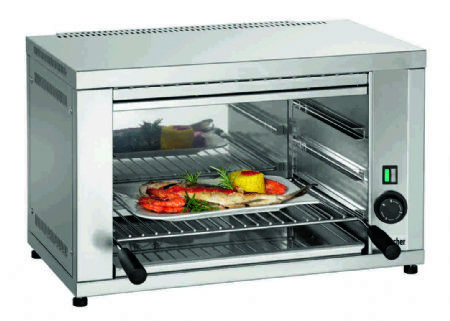 Salamandre professionnelle monophase rglable en hauteur avec 1 zone - 2,2 kW - 597x368x365 mm